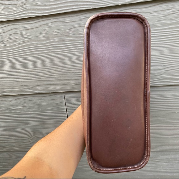 vintage coach 9303 bleecker tote handbag in brown leather - Picture 5 of 11